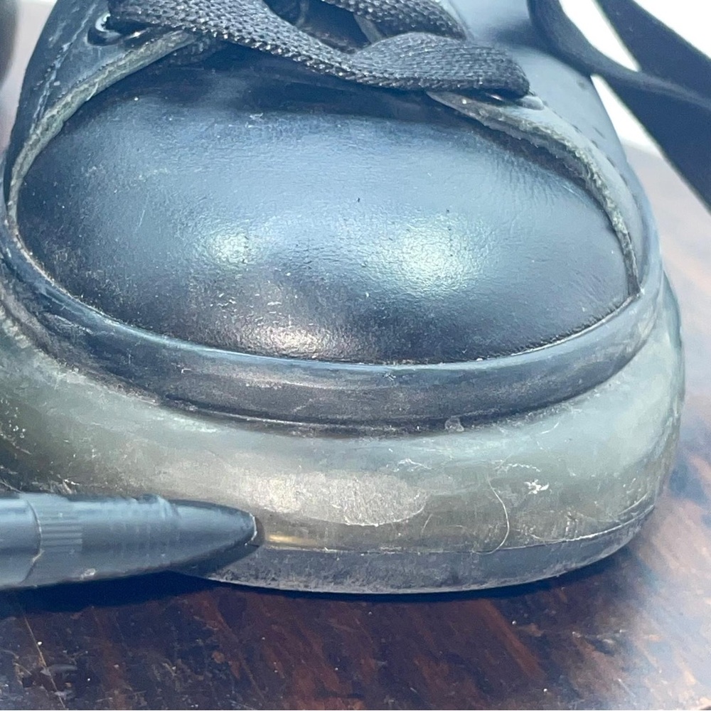 Alexander McQueen Sneakers Black with Glitter Translucent Sole Women’s size 37 - Picture 13 of 14